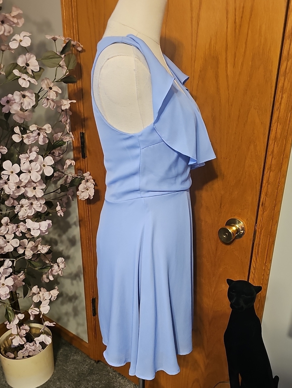 Miami Periwinkle Ruffle Dress - Picture 5 of 6